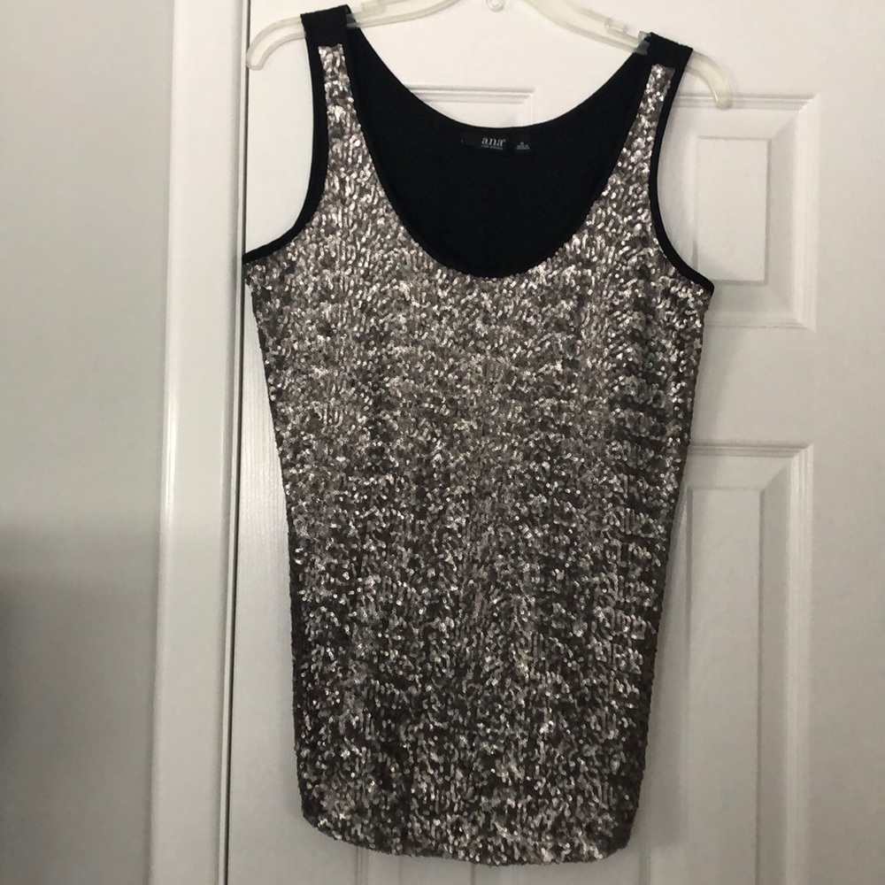 Matte glitter top